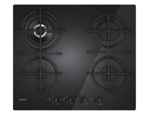 Candy moderna cvg6br4wtb nero da incasso 60 cm gas 4 fornello(i) - 33803483
