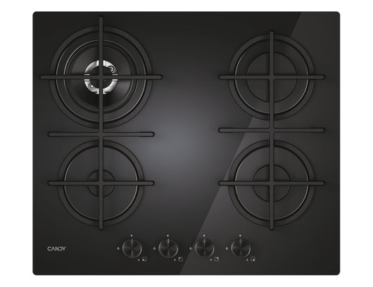 Candy moderna cvg6br4wtb nero da incasso 60 cm gas 4 fornello(i) - 33803483