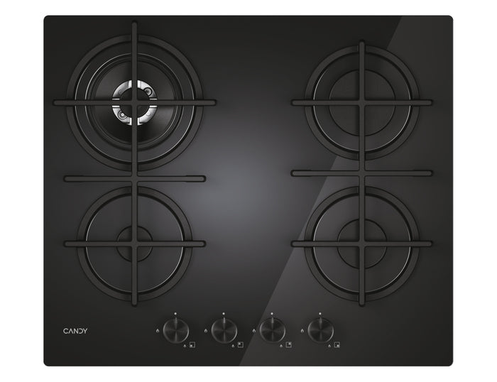 Candy moderna cvg6br4wtb nero da incasso 60 cm gas 4 fornello(i) - 33803483