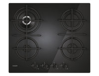 Candy moderna cvg6br4wtb nero da incasso 60 cm gas 4 fornello(i) - 33803483