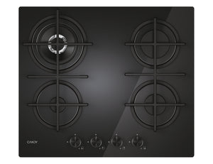 Candy moderna cvg6br4wtb nero da incasso 60 cm gas 4 fornello(i) - 33803483