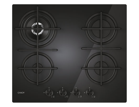 Candy moderna cvg6br4wtb nero da incasso 60 cm gas 4 fornello(i) - 33803483