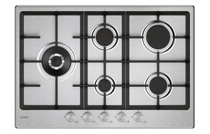 Candy chg7wl4wtx acciaio inox da incasso 74.5 cm gas 5 fornello(i) - 33803489