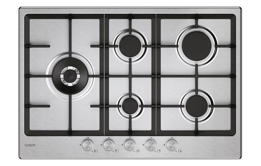 Candy chg7wl4wtx acciaio inox da incasso 74.5 cm gas 5 fornello(i) - 33803489