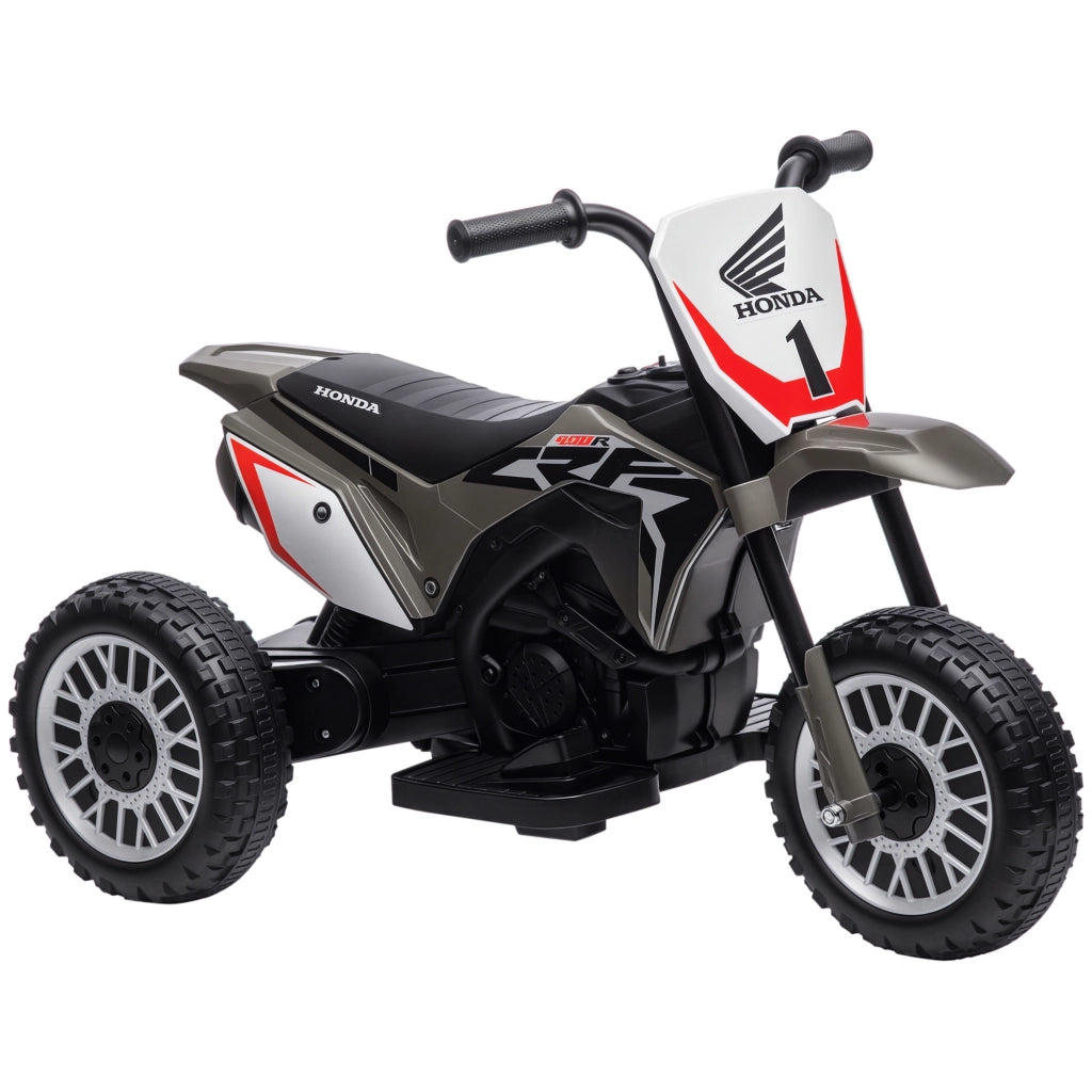 Moto Elettrica per Bambini ¨C zephmum ¨C Grigio 71x40.5x43.5 cm
