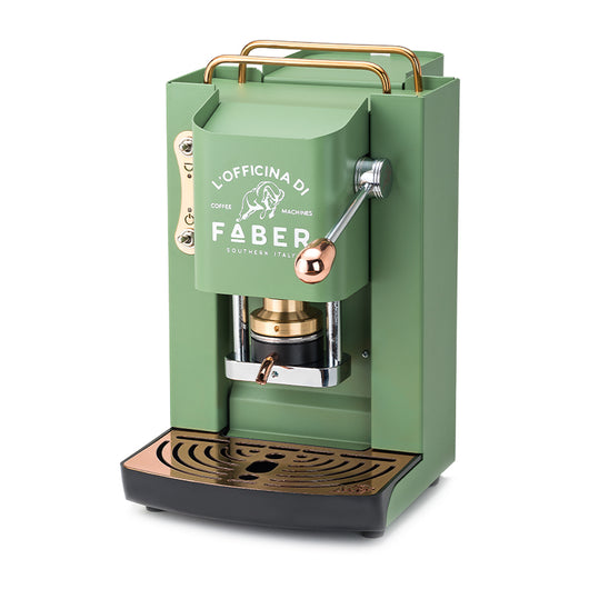 Faber macchina da caffè espresso semi automatica pro deluxe potenza 500 watt colore verde acido - FABPROGREENBASOTTELE