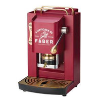Faber pro deluxe macchina da caffialde 44mm cherry red ottone - PROCHERRYBASOT