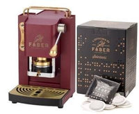 Faber macchina da caffe a cialde pro mini deluxe cherry red - FABPROMINICHERRYBASO