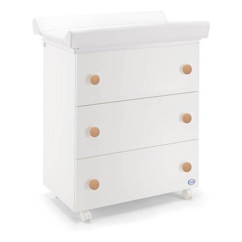 Bagnetto fasciatoio pali 0533winn win 3 cassetti bianco e naturale