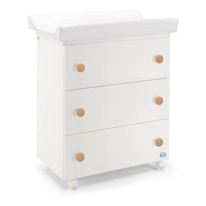 Bagnetto fasciatoio pali 0533winn win 3 cassetti bianco e naturale