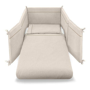 Piumone lettino pali 0687trae transformer set 3 pz per evolutivo ecru