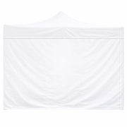 Telo laterale 4,5x2mt impermeabile bianco ricambio per gazebo richiudibile