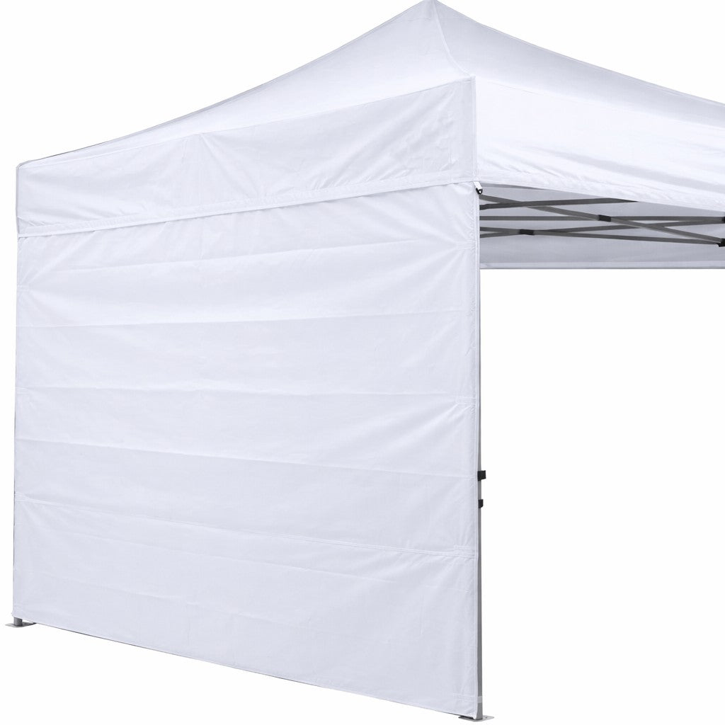 Telo laterale 4,5x2mt impermeabile bianco ricambio per gazebo richiudibile
