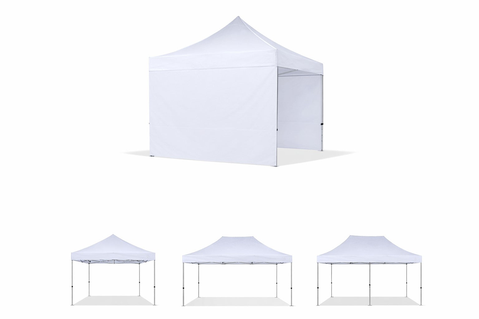 Telo laterale 4,5x2mt impermeabile bianco ricambio per gazebo richiudibile