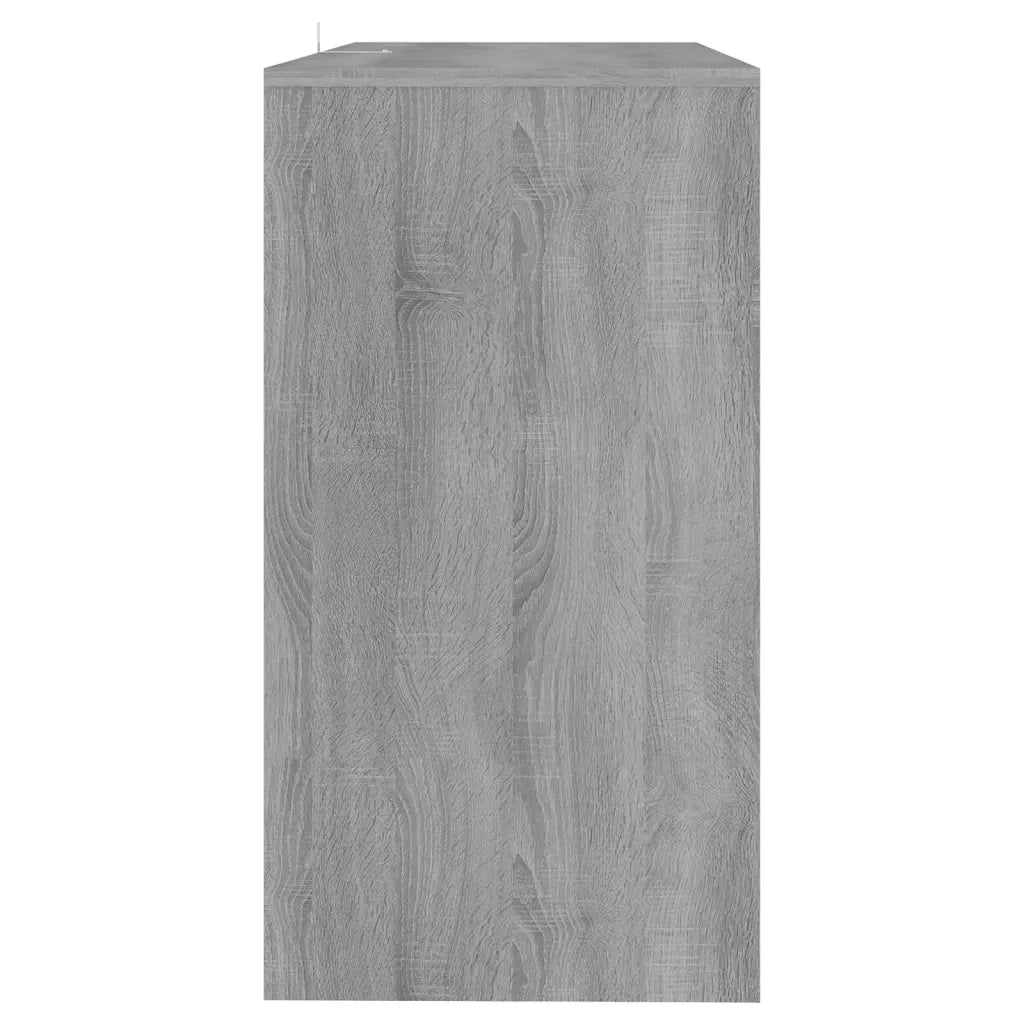Tavolo Consolle | Tavolo d'Ingresso Grigio Sonoma 89x41x76,5 cm in Acciaio