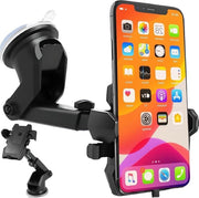 Supporto di protezione rotativo 360° per smartphone da 4,5 a 6,5 pollici - Adatto per Samsung iPhone Huawei Xiaomi
