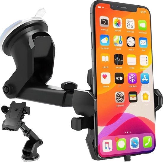 Supporto di protezione rotativo 360° per smartphone da 4,5 a 6,5 pollici - Adatto per Samsung iPhone Huawei Xiaomi