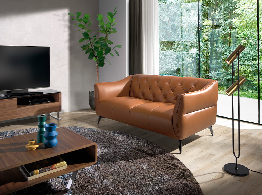 Lampada da terra acciaio nero e dorato