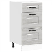 Pensile da cucina | Base da Cucina Kalmar Grigio Sonoma in Legno Multistrato