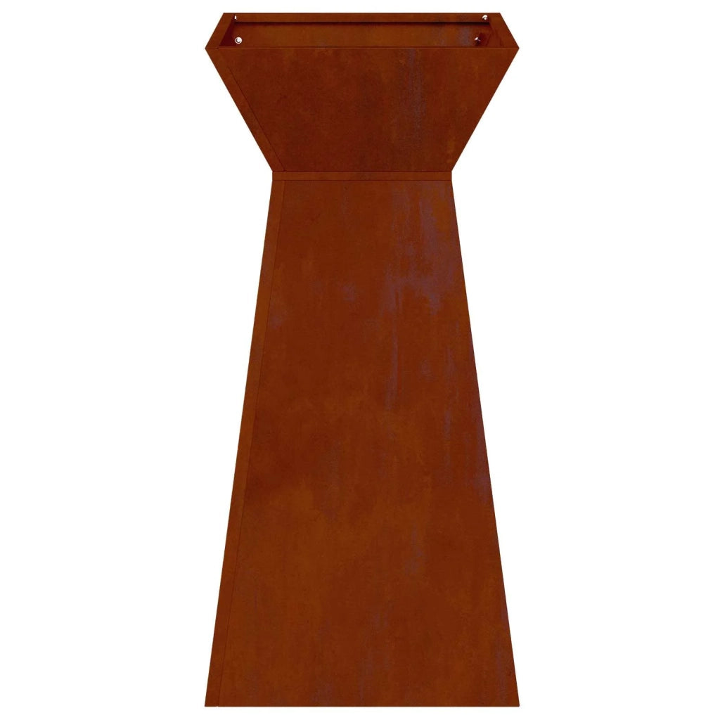 Vaso a Pilastro Argento 35 x 35 x 73 cm 873850