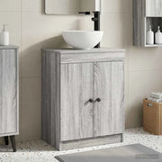 Mobile da bagno con lavabo Sonoma grigio 54 x 35 x 83 cm 890119