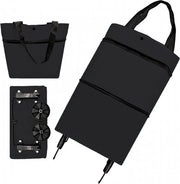 Carrello da Spesa Tridimensionale 3-in-1 - Carrello di Negozio - Borsa da Spalla - Borsa da Spesa con Ruote - Dimensioni Extra Grandi e Resistenti - Leggero - Ripiegabile