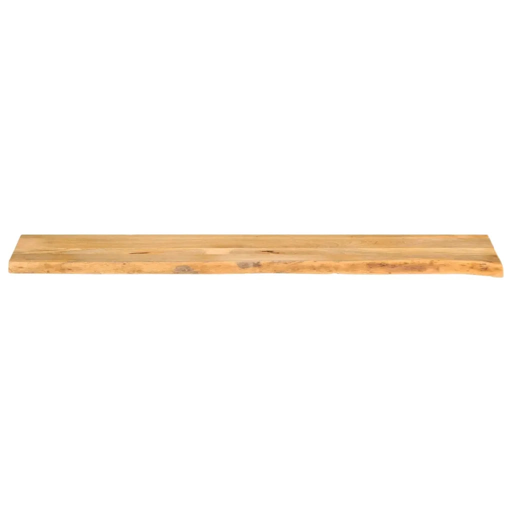 Piano Tavolo Bordi Vivi 180x30x3,8cm in Legno Massello di Mango 370485