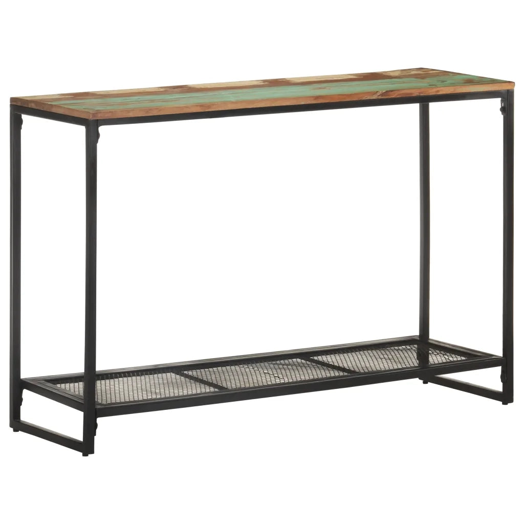 Tavolo Consolle 110x35x75 cm in Legno Massello di Recupero 320248