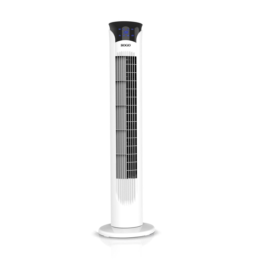 Ventilatore a torre digitale 33 pollici, 3 velocità, pannello touch telecomando, timer 12 ore 45W - SOGO