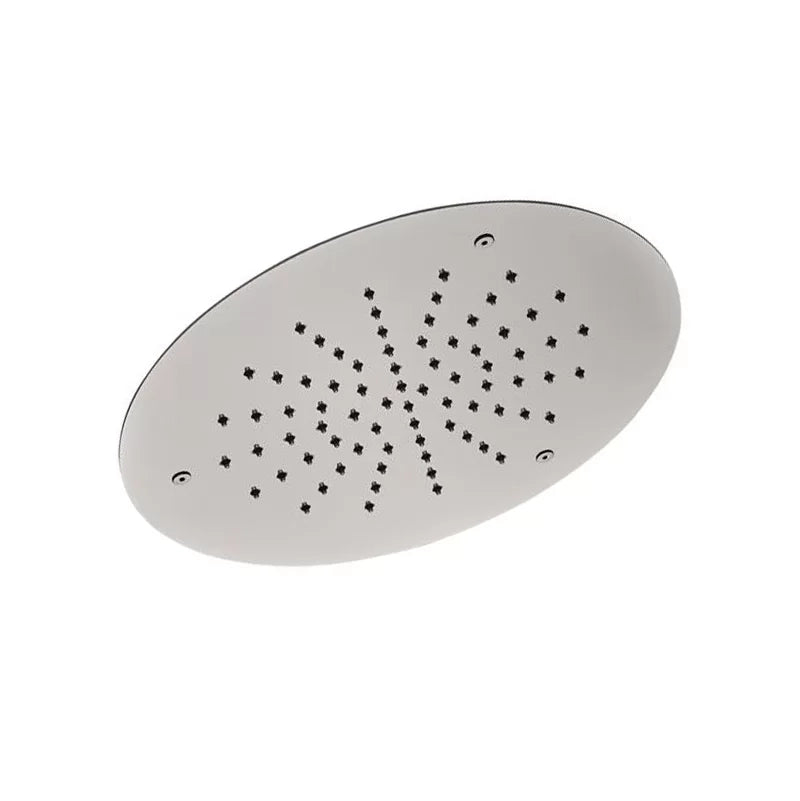 Soffione a soffitto in acciaio inox tondo