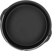 Forma di torta 20 cm - Ciotola rotonda - Acciaio inossidabile di alta qualità - Rivestimento antiscivolo - Multifunzionale - Manico per comodità