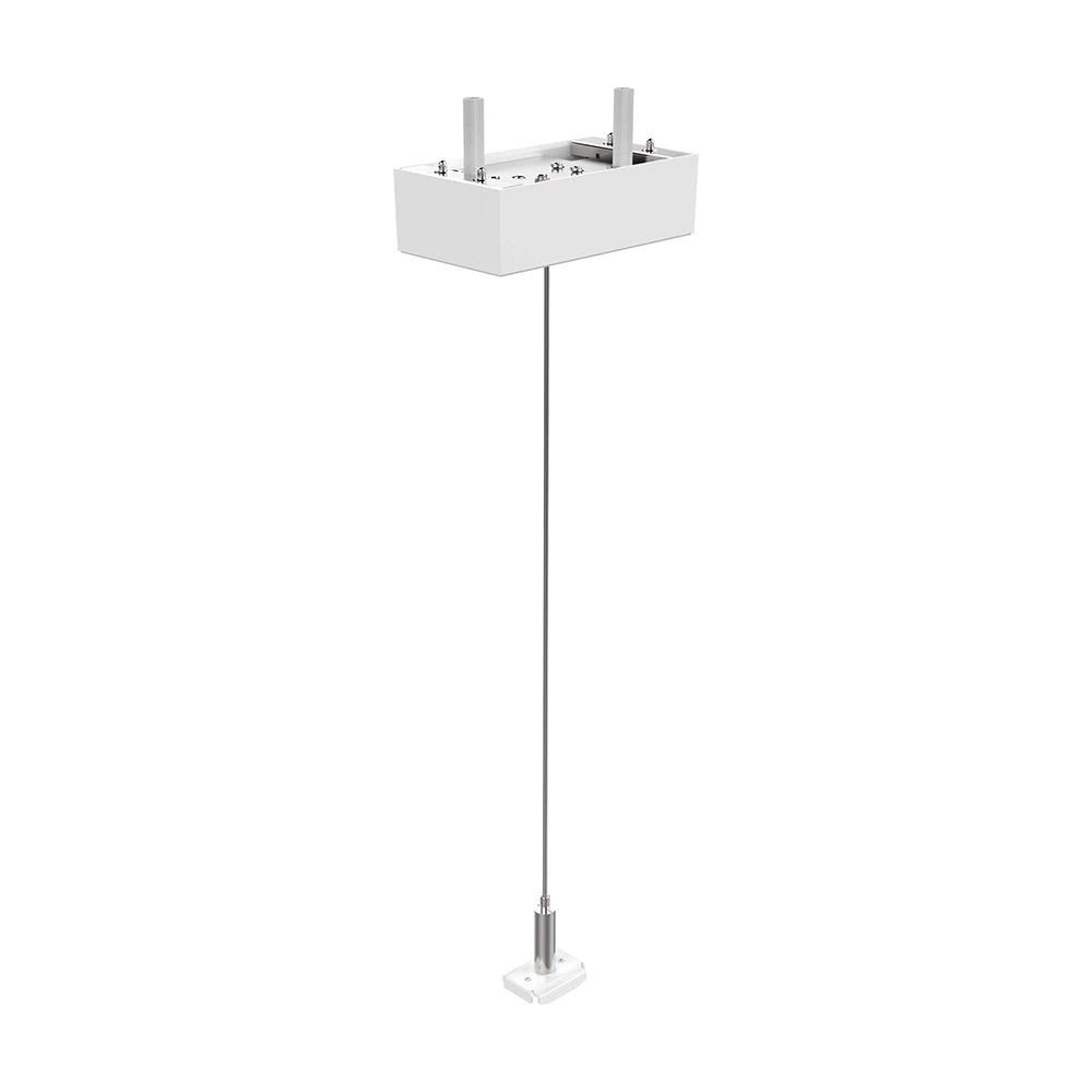 Kit Cavo Singolo 2Mt E Rosone Ego Alluminio Color Bianco