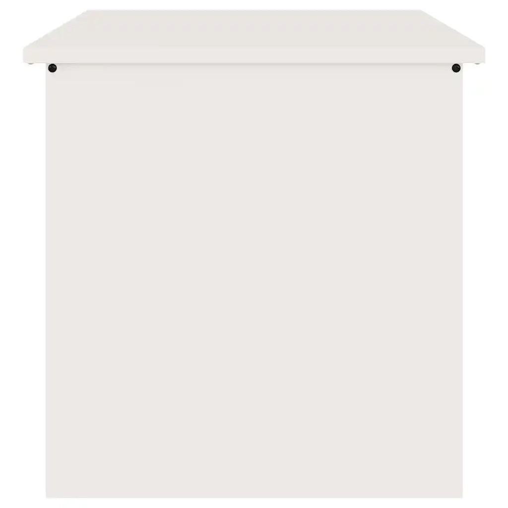 vidaXL Scatola di Stoccaggio Esterno Bianco 55 x 50.5 x 50 cm