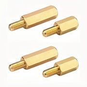 Spaziatori a forma di esagono per supporto a stantuffo per M2x4+3mm (60 pezzi)