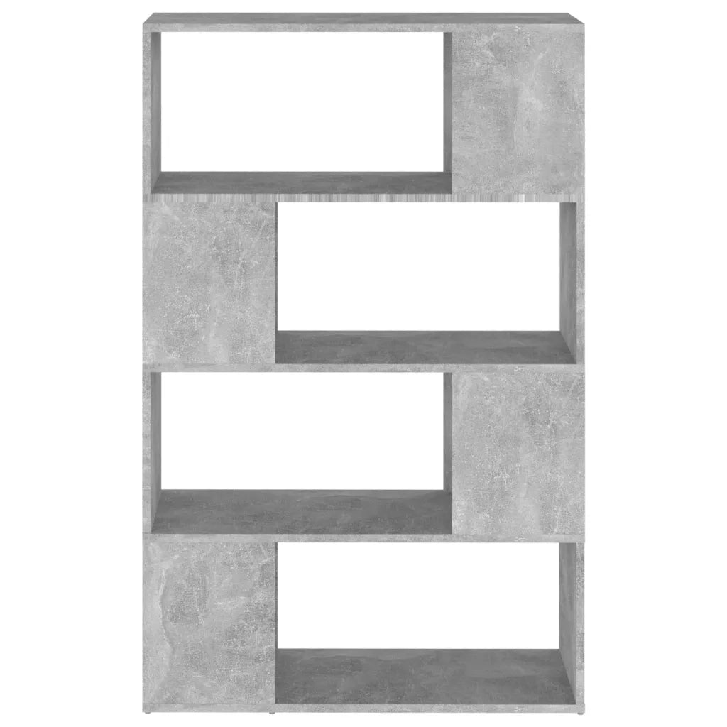 Libreria/Divisorio Grigio Cemento 80x24x124,5 cm in Truciolato 809138