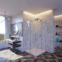 Box Doccia Doppia Anta Scorrevole Cristallo 8mm Anticalcare M2.0 - 75x90