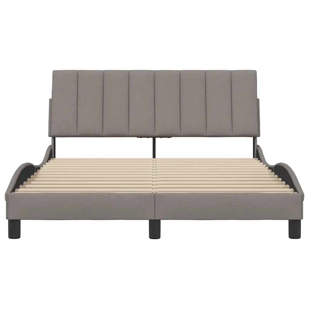 Giroletto senza Materasso Hanko Tortora 140x200 cm in Tessuto 3310395