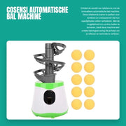 Macchina di allenamento a muro per tennistavolo automatica - Formato compattibile - Ideale per allenarsi - Migliora le tue abilità - Divertimento per bambini