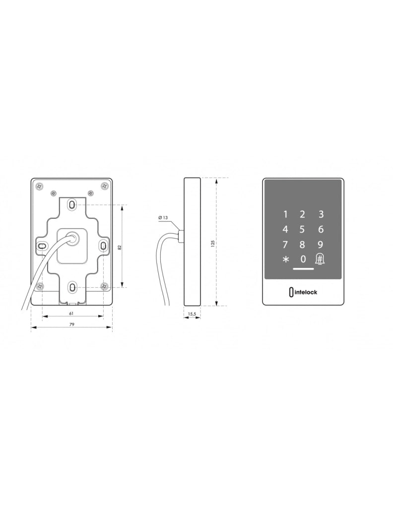 Controllore accessi con tastiera – THIRARD