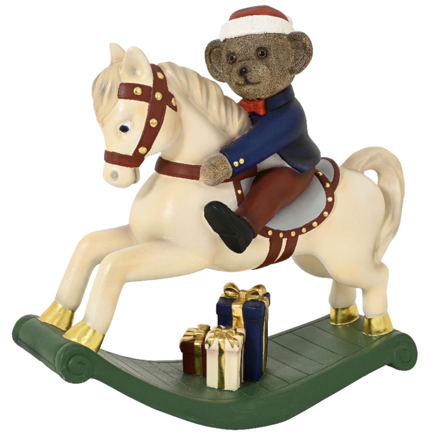 DECOR. ORSO SU CAVALLO A