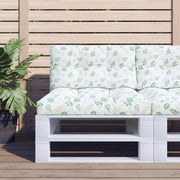 Cuscino per Pallet con Motivo a Foglie 70x40x12 cm in Tessutocod mxl 118402