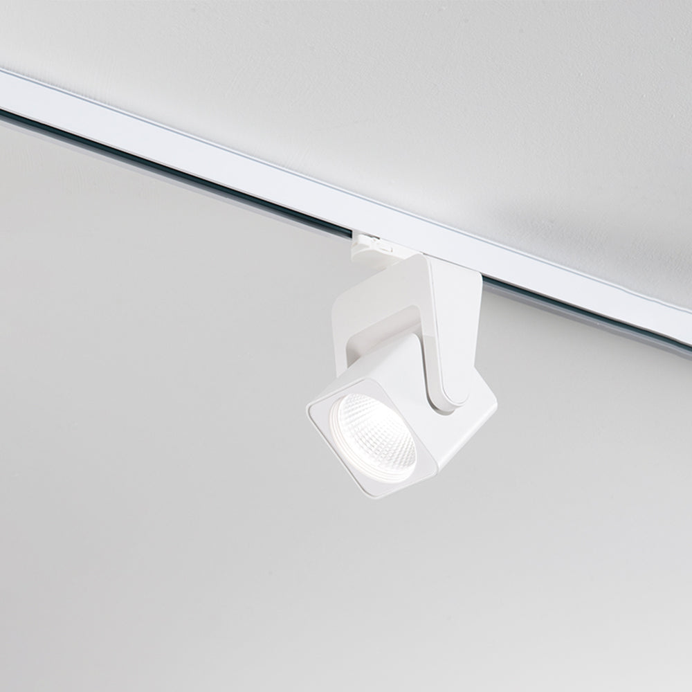 Faretto Per Binario Metallo Bianco Led 40W 3000K