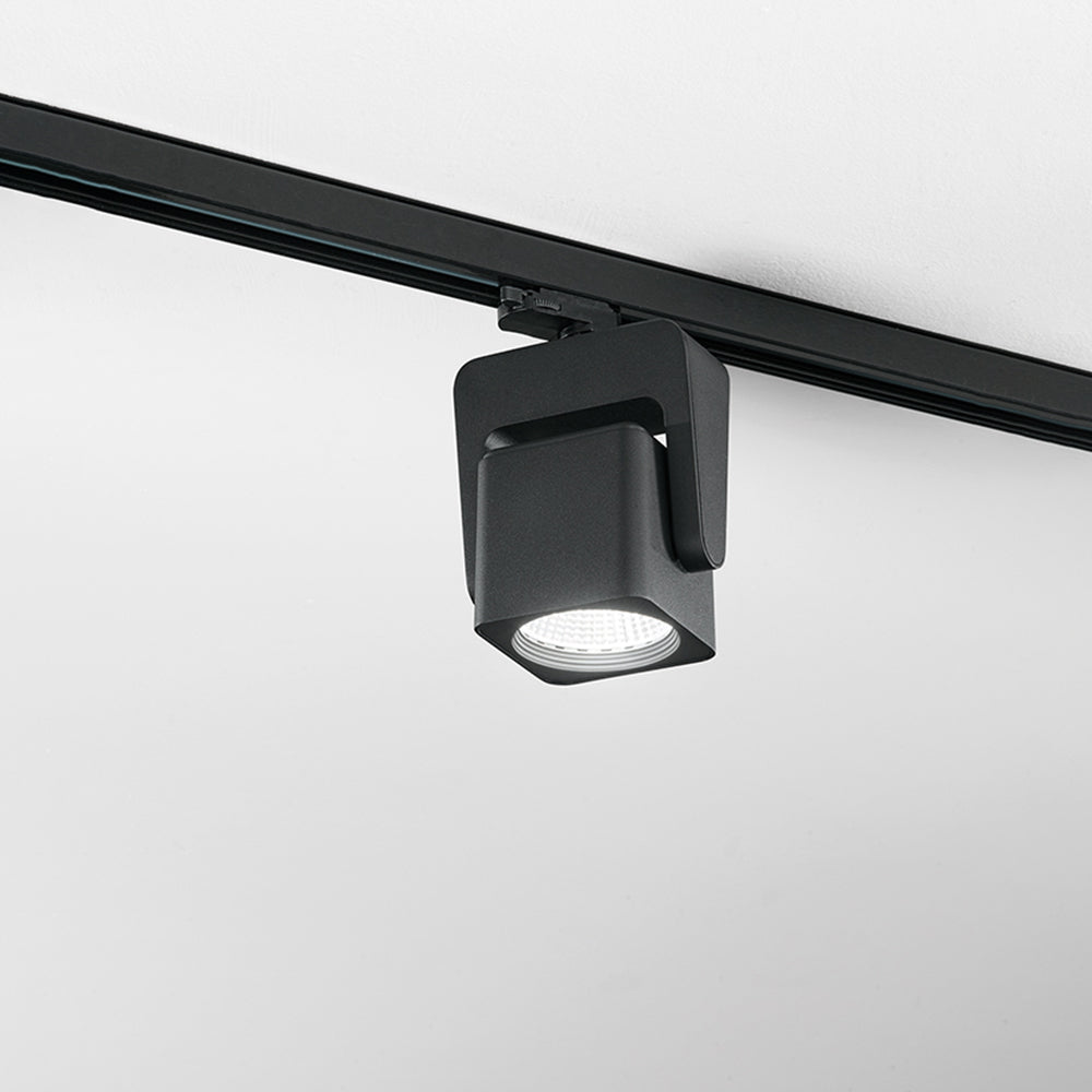 Faretto Per Binario Metallo Nero Led 40W 3000K