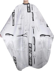 Grembiule per parrucchieri con protezione contro la sporcizia - Cappuccio regolabile - Cappuccio pieghevole - Materiali di alta qualità nylon - Dimensioni 100 x 140 cm - Grembiule professionale per parrucchieri