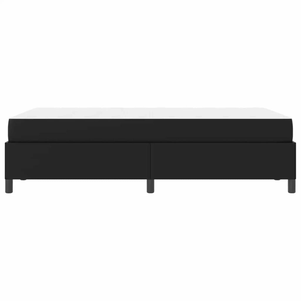 Struttura del letto con materasso Nero 120 x 190 cm Tessuto 3398989