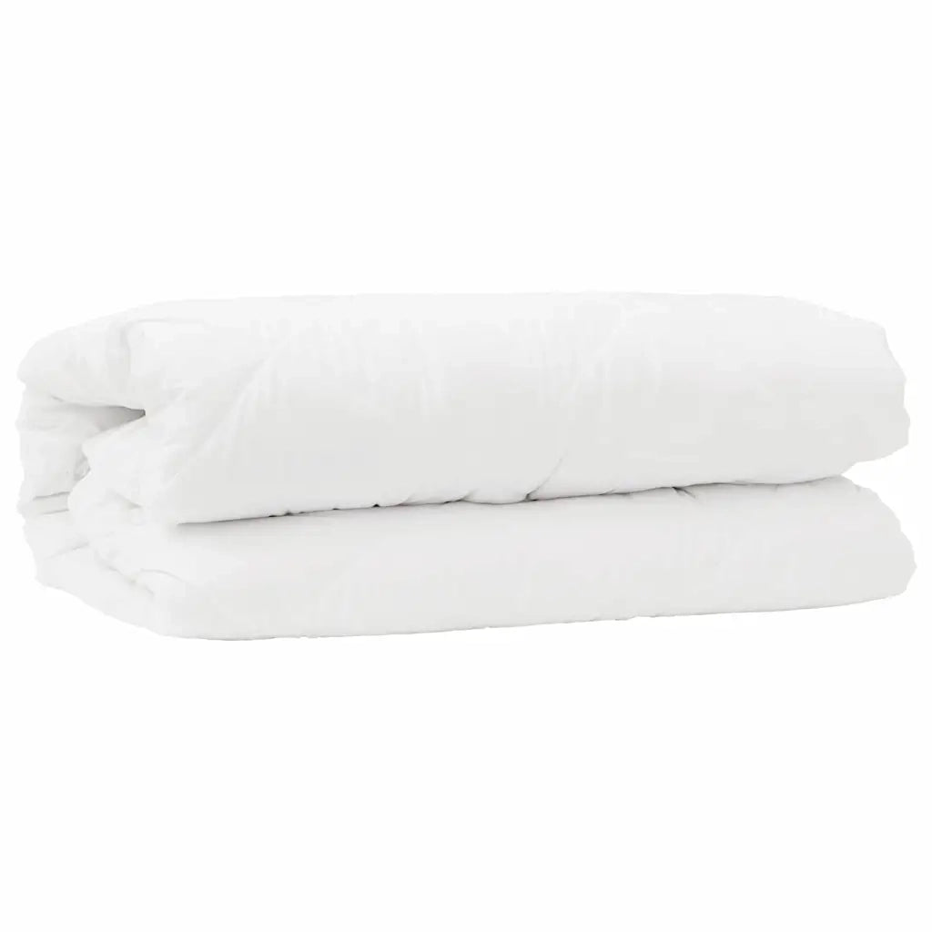 vidaXL Piumone con Cuscino 2 pcs Bianco 135 x 200 cm Microfibra
