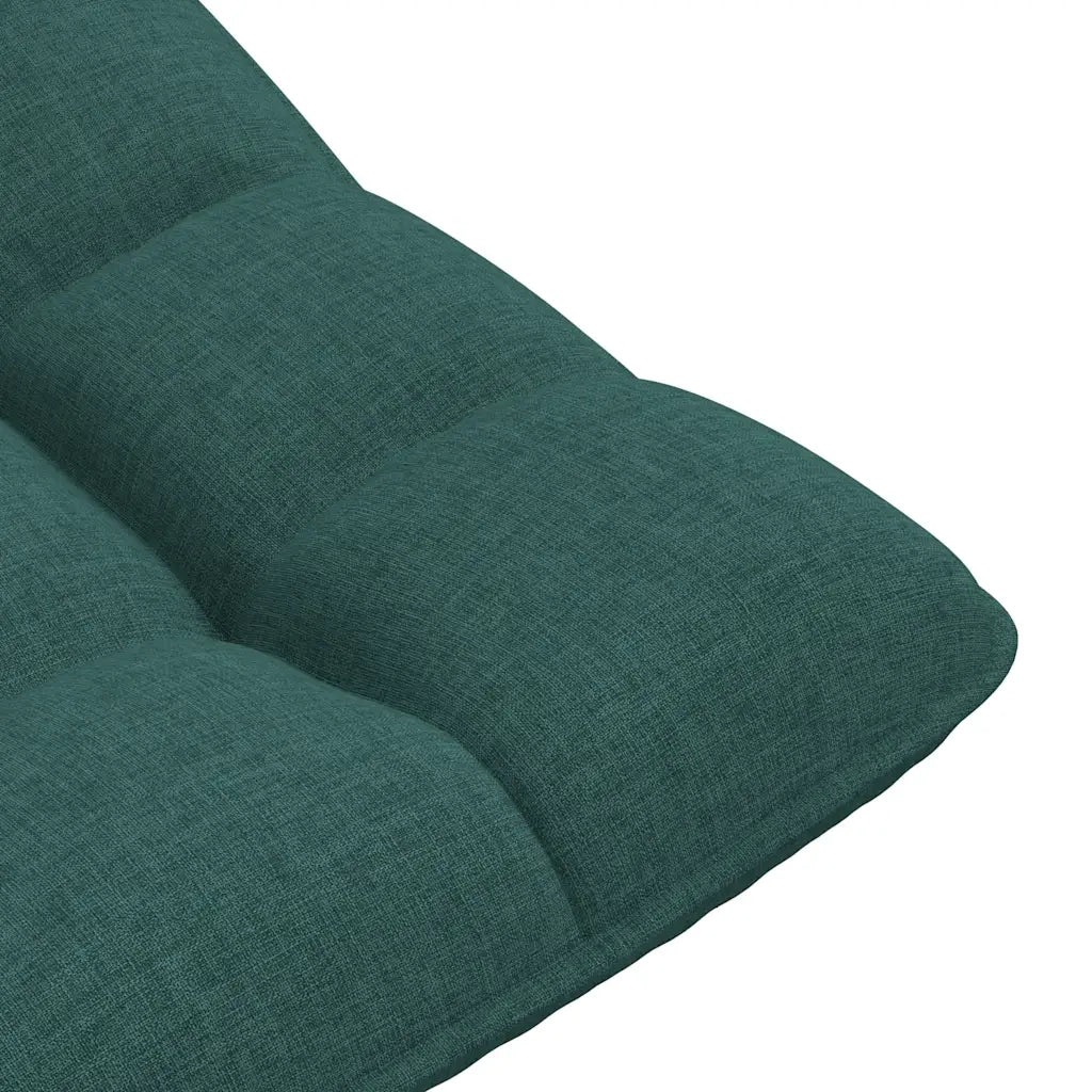 vidaXL Sedia da Terra Girevole Verde Scuro 70x51x79 cm in Tessuto