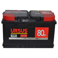 BATTERIA X AUTO URSUS 80 Ah