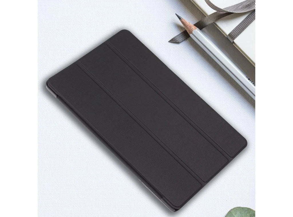 Custodia per Samsung Galaxy Tab A7 10.4" con Vetro Temperato Incluso - Cover Slim in Pelle PU Magnetica Nero