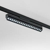 Plafoniera Per Binario Metallo Nero Acrilico Led 30W 3000K